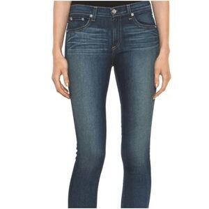 Rag & Bone Skinny Jeans Preston Wash Whiskered Size 27